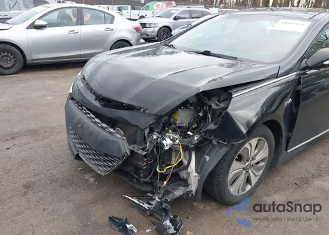 2015 Hyundai Sonata Hybrid Limited from USA, damaged, VIN KMHEC4A49FA122585